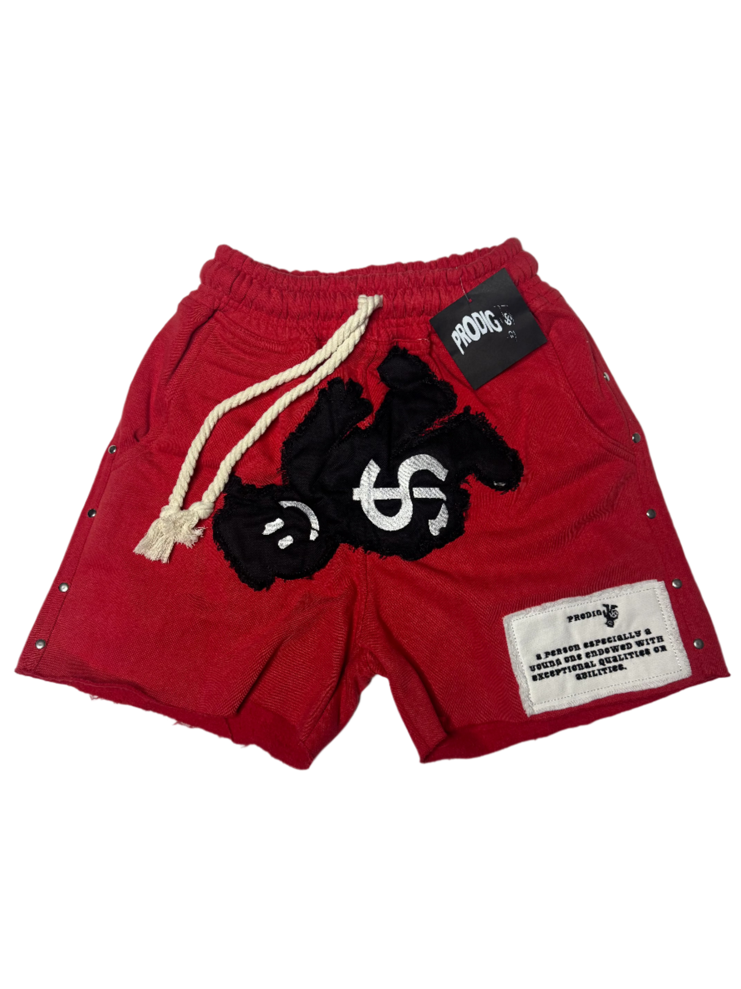 RED PRODIGY MAN PATCH SPRING SHORTS