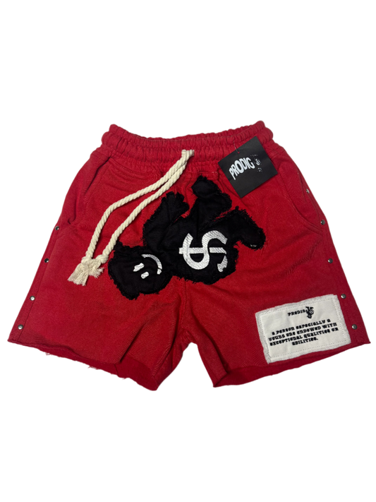 RED PRODIGY MAN PATCH SPRING SHORTS