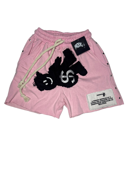 LIGHT PINK PRODIGY MAN PATCH SPRING SHORTS
